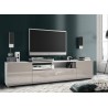 Meuble TV design 181 cm 3 portes et 1 niche