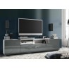 Meuble TV design 181 cm 3 portes et 1 niche