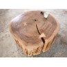 Table basse appoint Ø 60 cm bois massif acacia