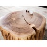 Table basse appoint Ø 60 cm bois massif acacia