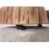 Table basse appoint Ø 60 cm bois massif acacia