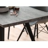 Table de salle à manger chêne grisé 180 cm