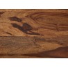 Buffet bois massif sesham et pieds métal 150 cm