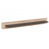 Meuble tv scandinave moderne chêne et anthracite
