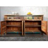 Buffet en bois recyclé coloré 1m60