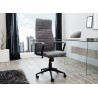 Fauteuil de bureau avec accoudoirs gris