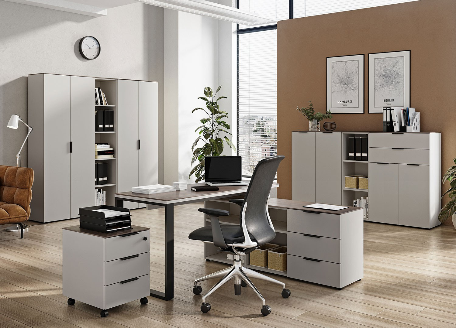 Rangement classeurs pour bureau pour bureau