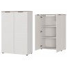 Armoire de classement pour bureau noyer et cachemire