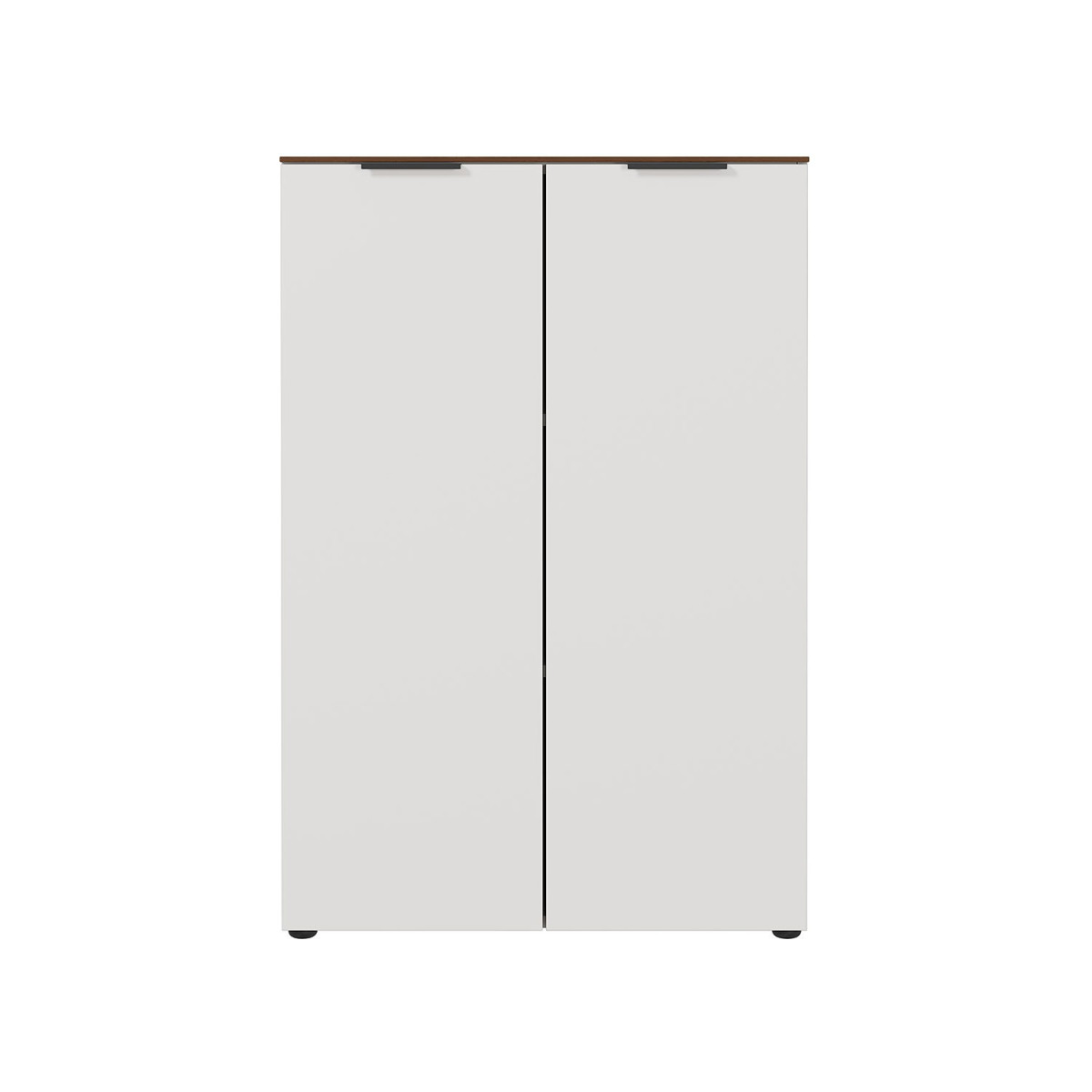 Armoire de classement pour bureau noyer et cachemire