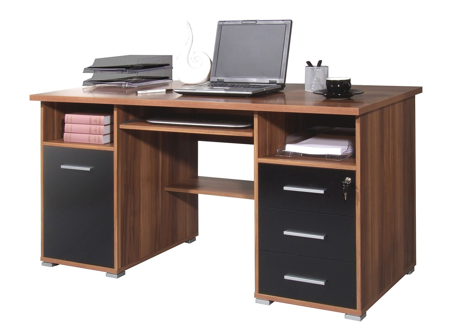 Caisson de bureau modulable professionnel noir Essentials Business