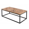 Table basse rectangulaire plateau bois massif 100 cm