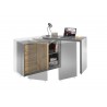 Bureau moderne avec rangement et plateau pivotant
