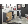 Bureau moderne avec rangement et plateau pivotant