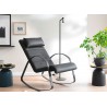 Fauteuil à bascule noir design