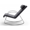 Fauteuil à bascule noir design