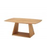 Table basse rectangulaire bois chêne sauvage