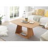 Table basse rectangulaire bois chêne sauvage