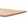 Table de salle à manger plateau chêne massif 160-180 ou 200 cm