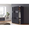 Armoire 2 portes coulissantes 135 cm