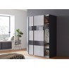 Armoire 2 portes coulissantes 135 cm