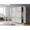 Armoire 2 portes coulissantes 180 cm