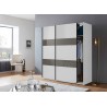 Armoire 2 portes coulissantes 180 cm