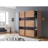 Armoire 2 portes coulissantes 180 cm