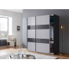 Armoire 2 portes coulissantes 180 cm