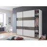 Armoire 2 portes coulissantes 225 cm