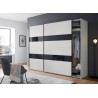 Armoire 2 portes coulissantes 270 cm