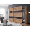 Armoire 2 portes coulissantes 270 cm