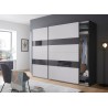 Armoire 2 portes coulissantes 270 cm