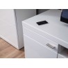 Ensemble TV design blanc laqué