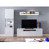 Ensemble TV design blanc laqué