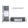 Ensemble TV design blanc laqué