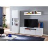 Ensemble TV design blanc laqué