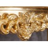 Console baroque 110 cm couleur or