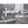 Console baroque 110 cm couleur argent