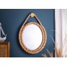 Miroir mural corde style marin 60 cm