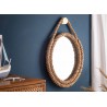 Miroir mural corde style marin 60 cm