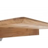 Table de repas 140 ou 180 cm extensible bois chêne sauvage