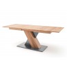 Table rectangulaire extensible 140 ou 180 cm bois de hêtre