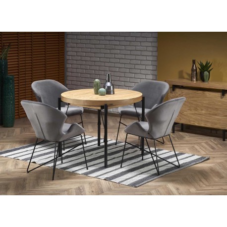 Table de repas ronde extensible 300 cm