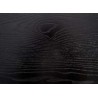 Table basse ovale noire et dorée