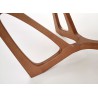 Table à manger extensible noyer américain L160-240 cm
