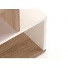 Table basse chêne sonoma et blanc