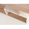 Table basse chêne sonoma et blanc