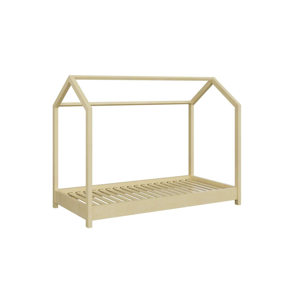 Lit cabane enfant garçon et fille en bois de pin