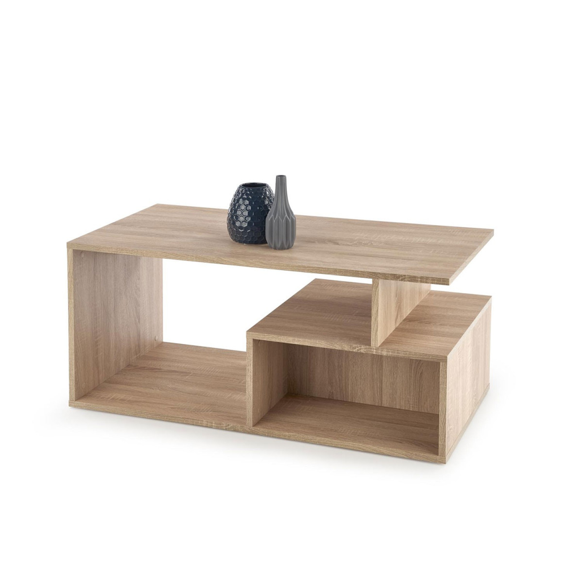 Table basse pas cher 110 cm couleur chêne sonoma