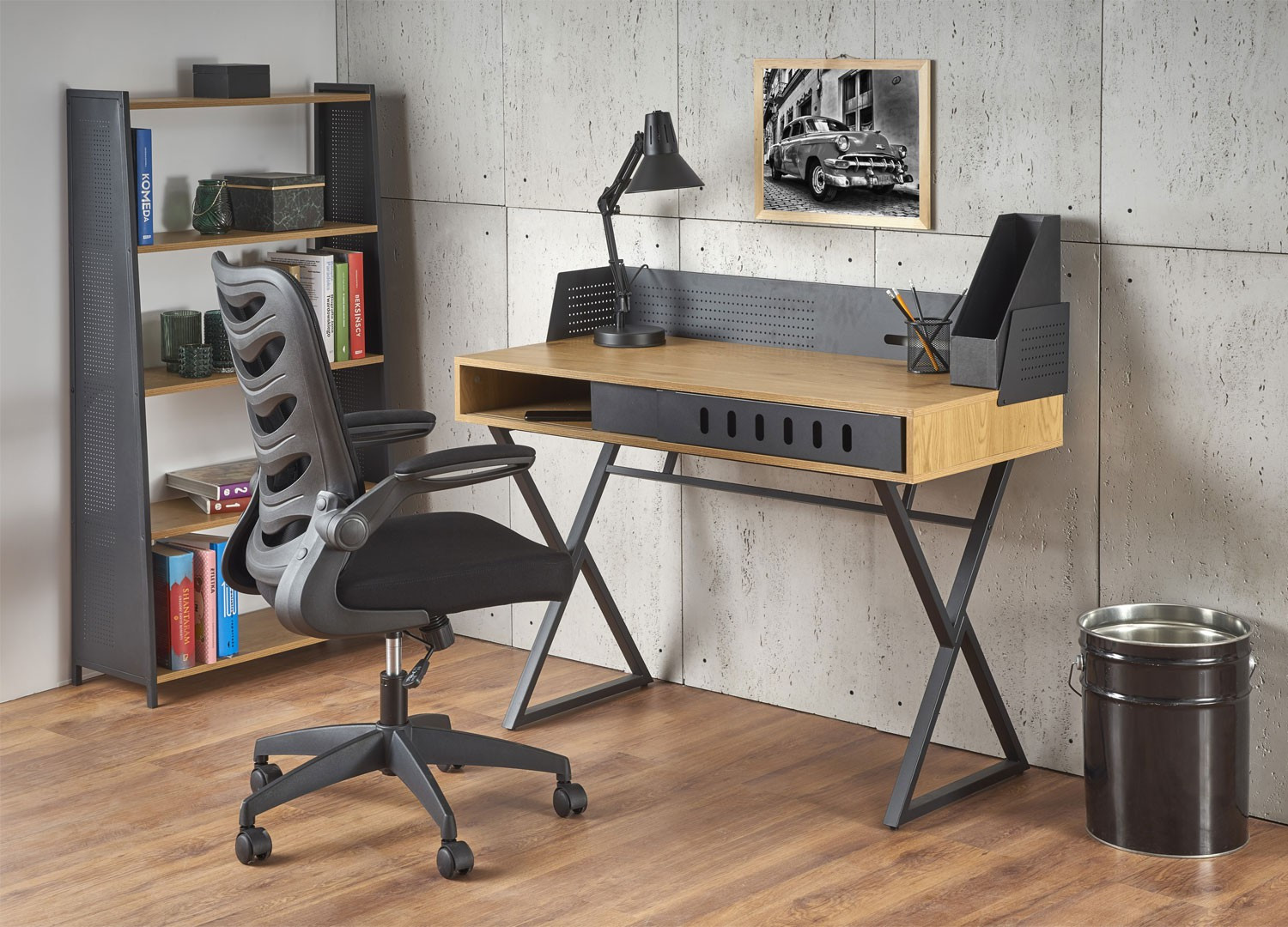 Pied de bureau design, style industriel et moderne